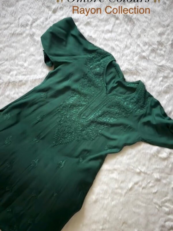 Special soft rayon ombre in beautifull colours (best selling long kurti)